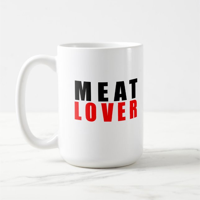 Meat lover coffee mug (Left)