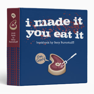 Meat men grilling personalized cookbook recipe 3 r binder