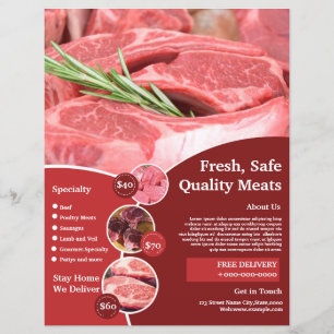 Meat Shop   Butcher Shop Flyer