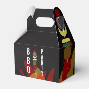 Meat Skewers BBQ Cook Out Party Favor Box
