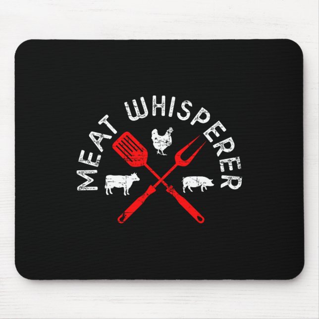 Meat Whisperer - Bbq  Mouse Pad (Front)