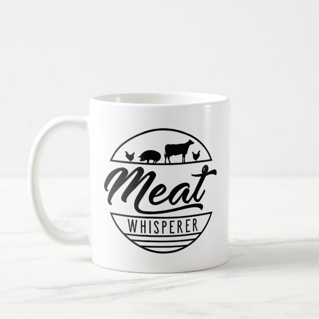 Meat Whisperer Coffee Mug (Left)