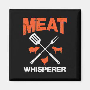Meat Whisperer Funny Barbecue Grilling Bbq Grill M Magnet
