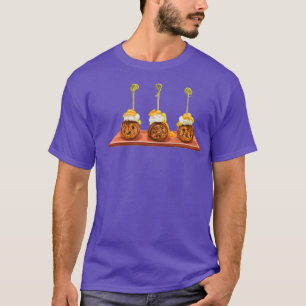 Meatball Appetizer Food Illustration  T-Shirt