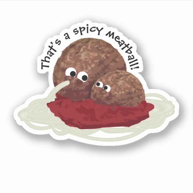 Meatball Eating Spaghetti (Front)