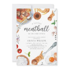 Meatball Italien Baby shower Invitation