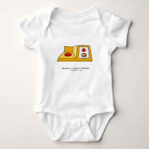 Meatball launch controls baby bodysuit