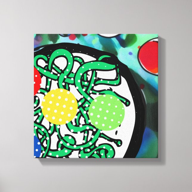 Meatball Madness Canvas Print (Front)