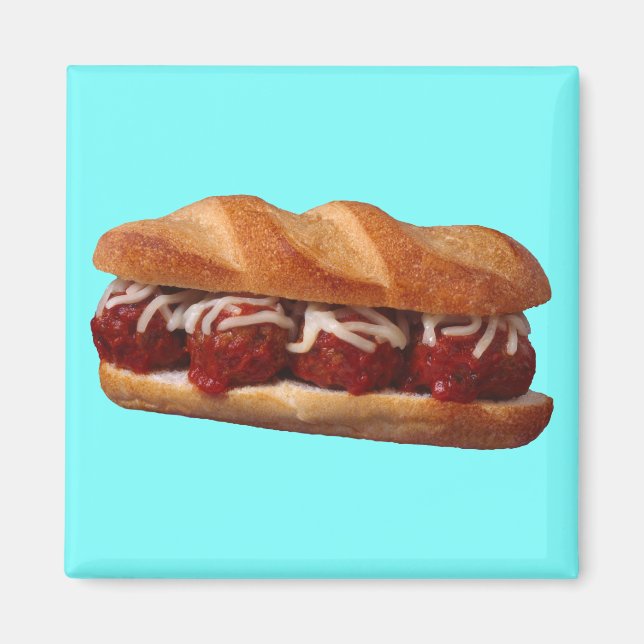 Meatball Sub Magnet (Front)