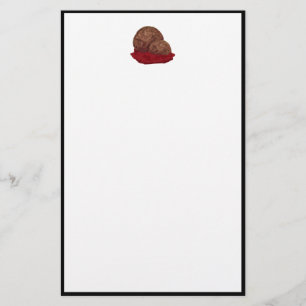 Meatballs in Sauce Stationery