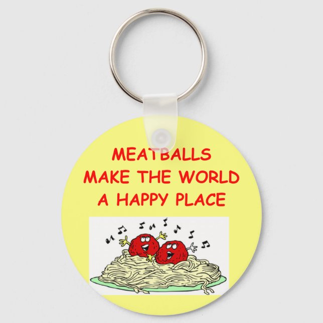 meatballs keychain (Front)