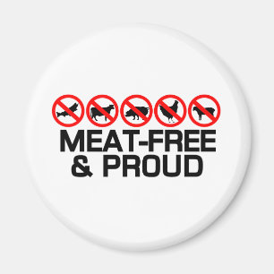 Meatfree and Proud Magnet
