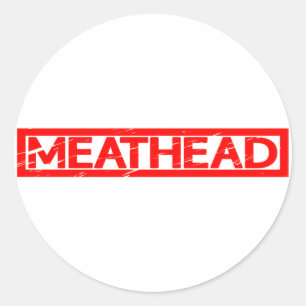 Meathead Stamp Classic Round Sticker