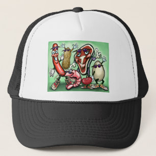 Meats Protein Food Group Trucker Hat