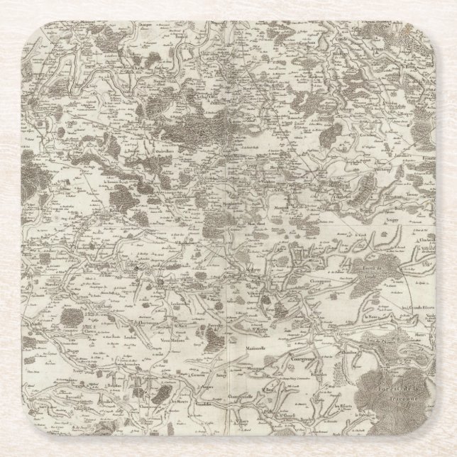 Meaux Square Paper Coaster (Front)