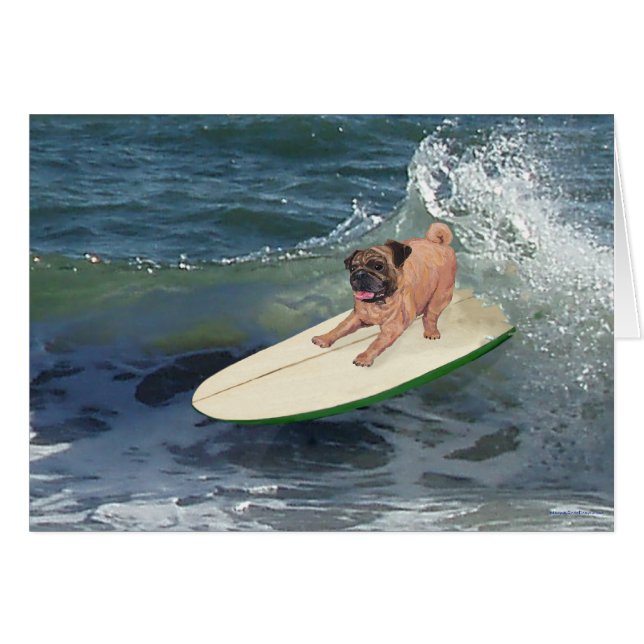 Mec Pug Surfeur (Devant horizontal)