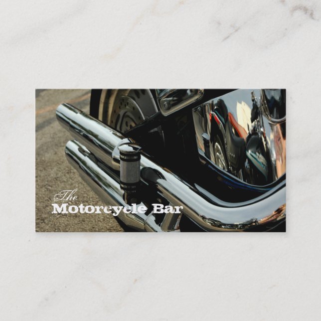 Mécanicien de carte de visite de moto (Devant)