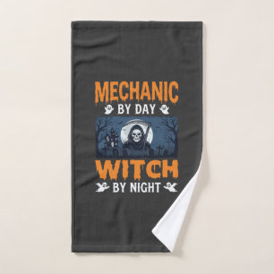 Mécanicien Halloween de jour Sorcière de nuit
