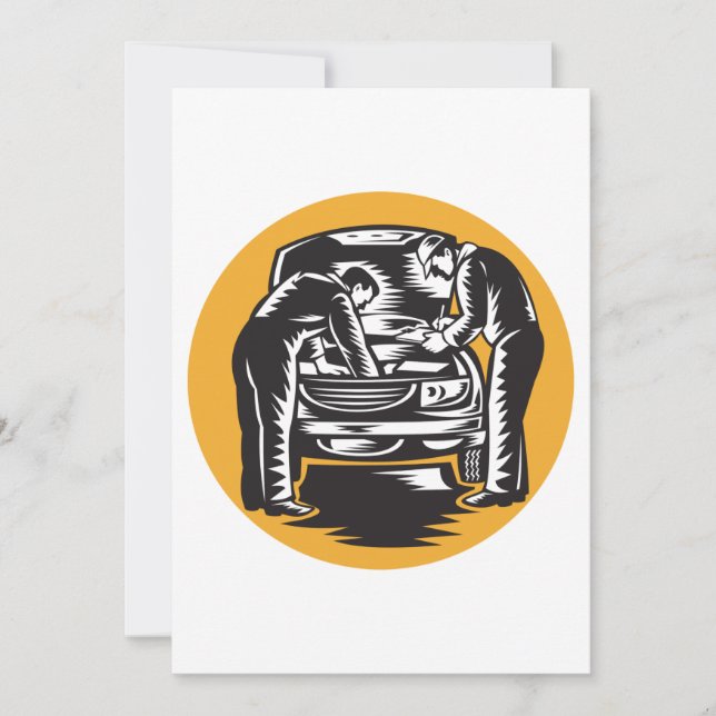 Mécanique Des Invitations De Voiture (Devant)