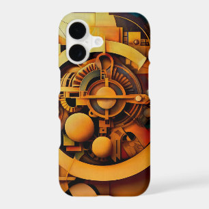 Mécanisme doré abstrait Steampunk
