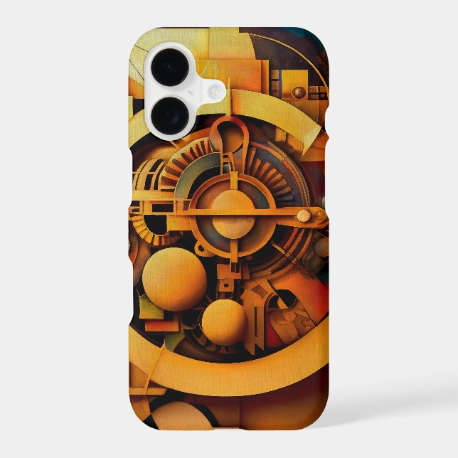 Mécanisme doré abstrait Steampunk (Verso)