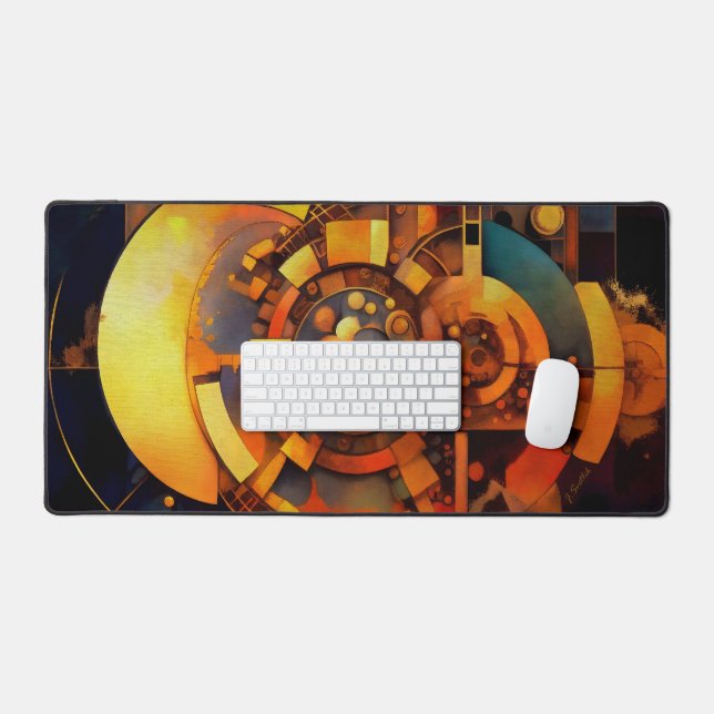 Mécanisme Solaire Steampunk Abstrait (Clavier et souris)