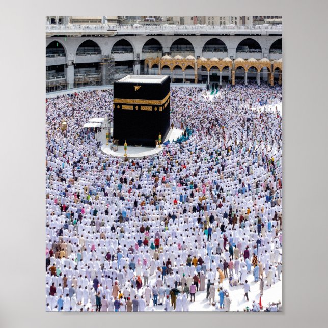 Mecca In Saudi Arabia, Beautiful Mosque Poster (Front)