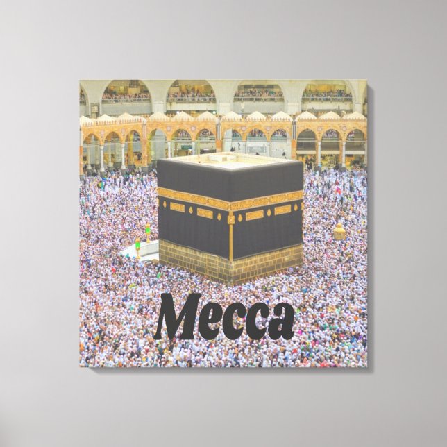 Mecca Saudi Arabia Islam’s holiest city, Kaaba Canvas Print (Front)