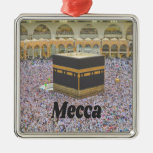 Mecca Saudi Arabia Islam’s holiest city, Kaaba Metal Ornament
