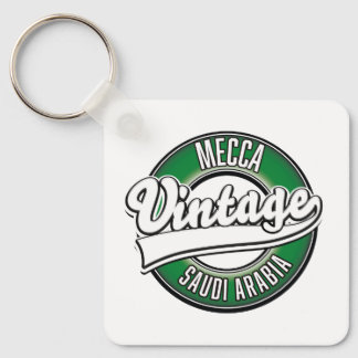Mecca saudi arabia vintage logo keychain