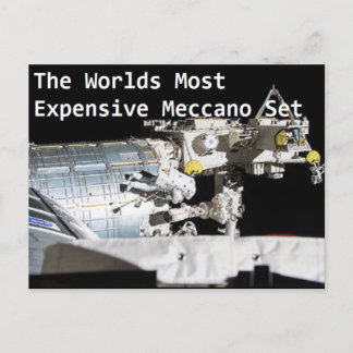 Meccano Postcard - Flat Earth Meme