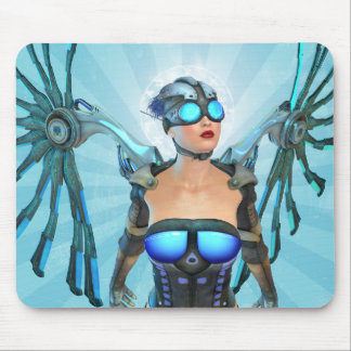 Mech Angel Surreal Art Mousepad