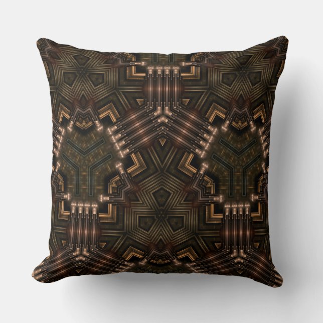 Mech Tech WPO Throw Pillow (Front)
