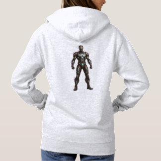 Mech Warrior Hero Pullover SciFi Gamer BOLD