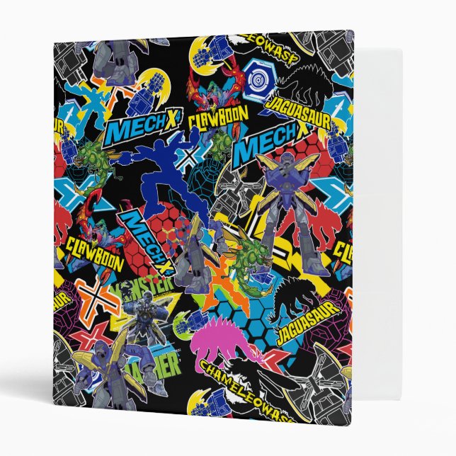 MECH-X4 Character Pattern Binder (Front/Inside)