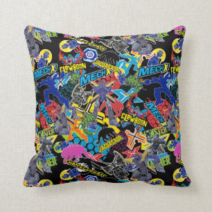 MECH-X4 Character Pattern Throw Pillow