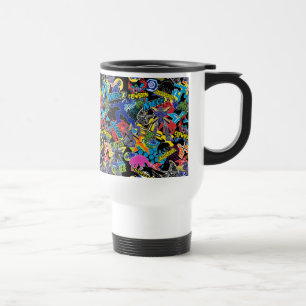 MECH-X4 Character Pattern Travel Mug