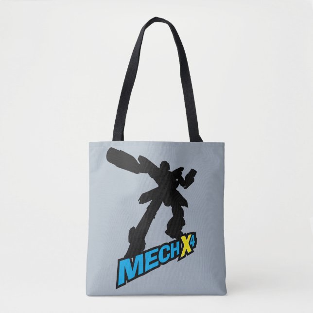 Mech X4 Silhouette Tote Bag (Front)