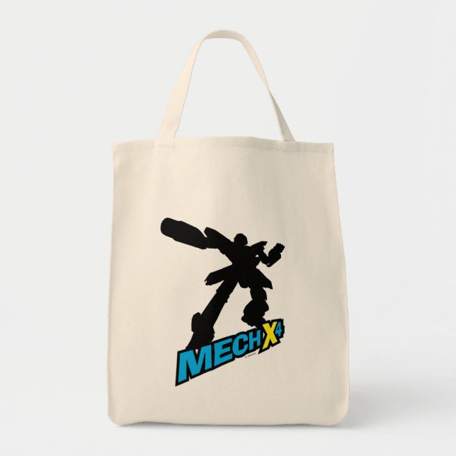Mech X4 Silhouette Tote Bag (Front)