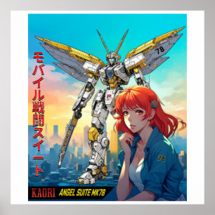 MECHA WARRIOR - KAORI'S ANGEL SUITE MK78  POSTER