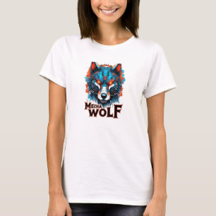 Mecha Wolf Womens Basic T-Shirt