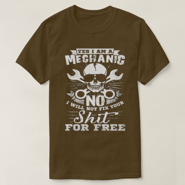 mechanic  2  T-Shirt (Design Front)