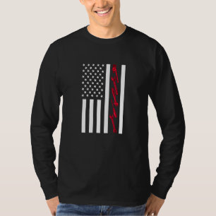 Mechanic American Flag Serviceman Dad Auto Mechani T-Shirt