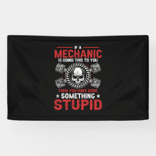 Mechanic Art   A Mechanic Is Doing Banner