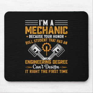 Mechanic Art   I Am A Mechanic Mouse Pad