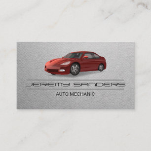 Mechanic   Auto Car Logo Business Card
