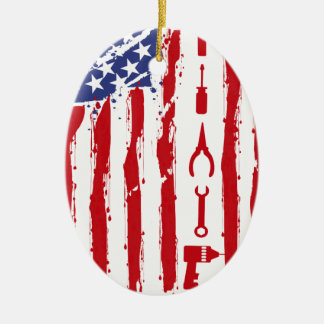 Mechanic - Auto Mechanic car maintenance trade Ceramic Ornament