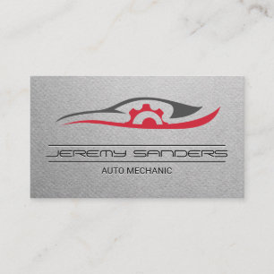 Mechanic   Auto Repair Logo Business Card