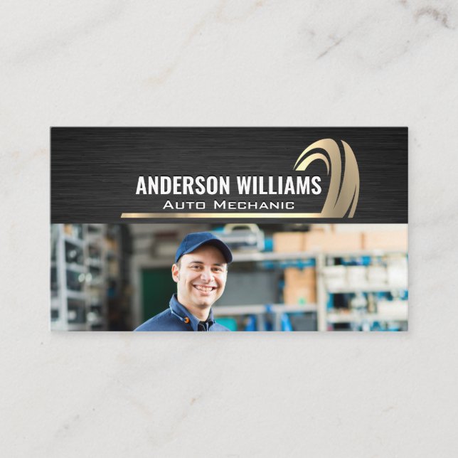Mechanic | Auto Services Business Card (Front)