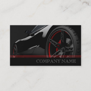 Mechanic Automotive Black  Fast Repair Centre Business Card